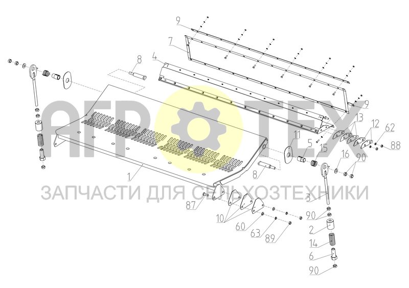 Чертеж Дека стационарная (TORUM-785.11.12.000Ф)